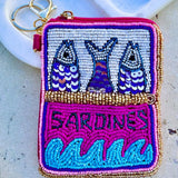 Sardine Tin Bag Charm