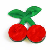 Cherry Bomb Acrylic Brooch