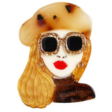 Lizzie Acrylic Brooch