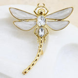 Gold Dragonfly Brooch