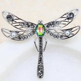 Dragonfly Opal Brooch