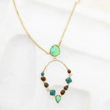 Kelly Opal Necklace - Gold