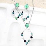Kelly Opal Necklace - Silver