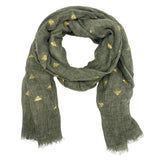 Green Bee Scarf