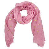Pink Bee Scarf