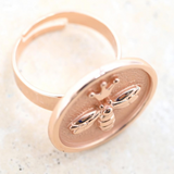 Queen Bee Ring Rose Gold
