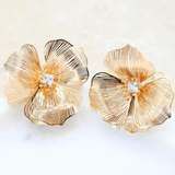 Gold Blossom Earrings