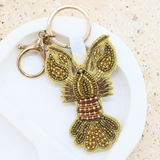 Lobster Beaded Keyring