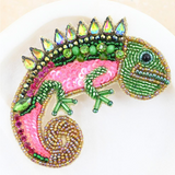 Chameleon Brooch