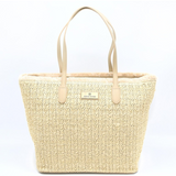 Raffia Cream Tote Bag