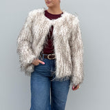 Peacock Fur Jacket